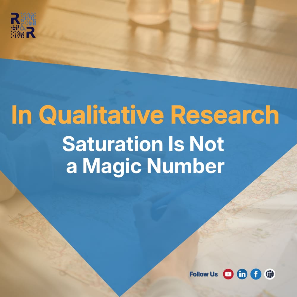 Saturation Is Not a Magic Number in Qualitative Research
