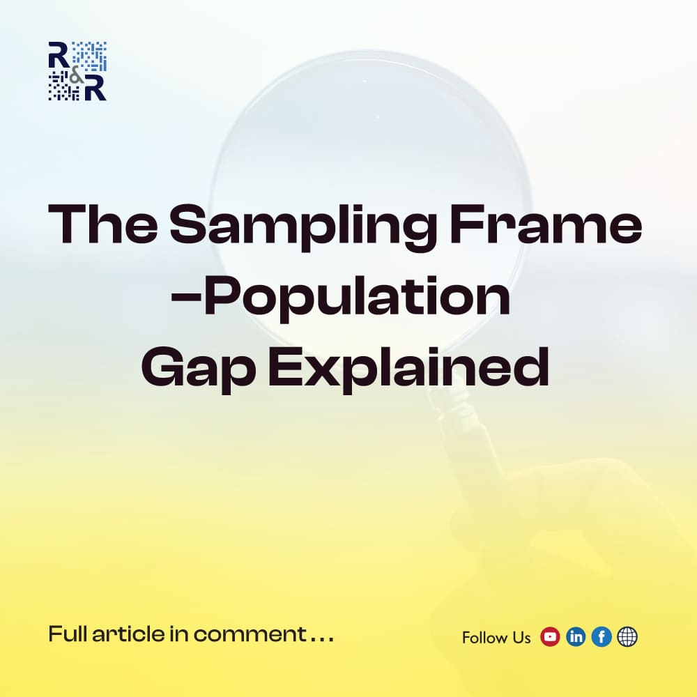 The Sampling Frame–Population Gap Explained